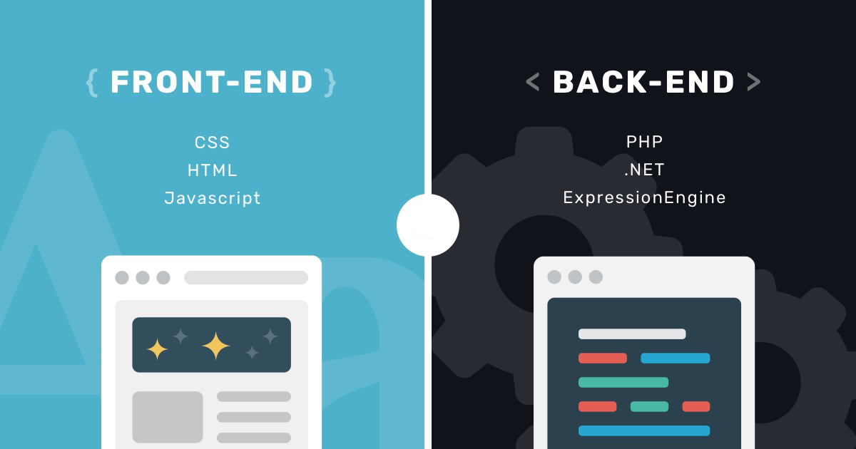 front-end vs back-end developer